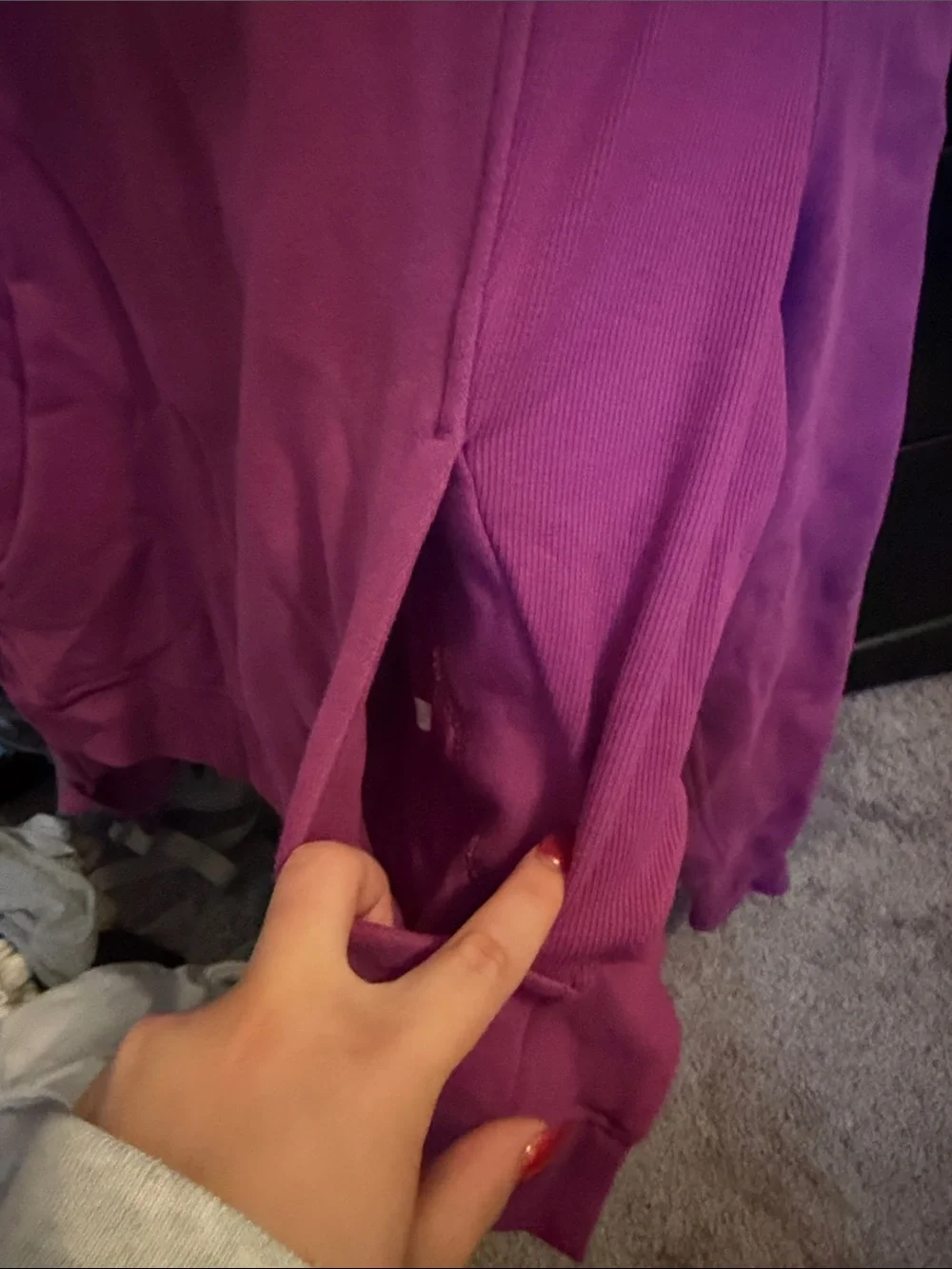 Lululemon Magenta Neck mockneck Sweater